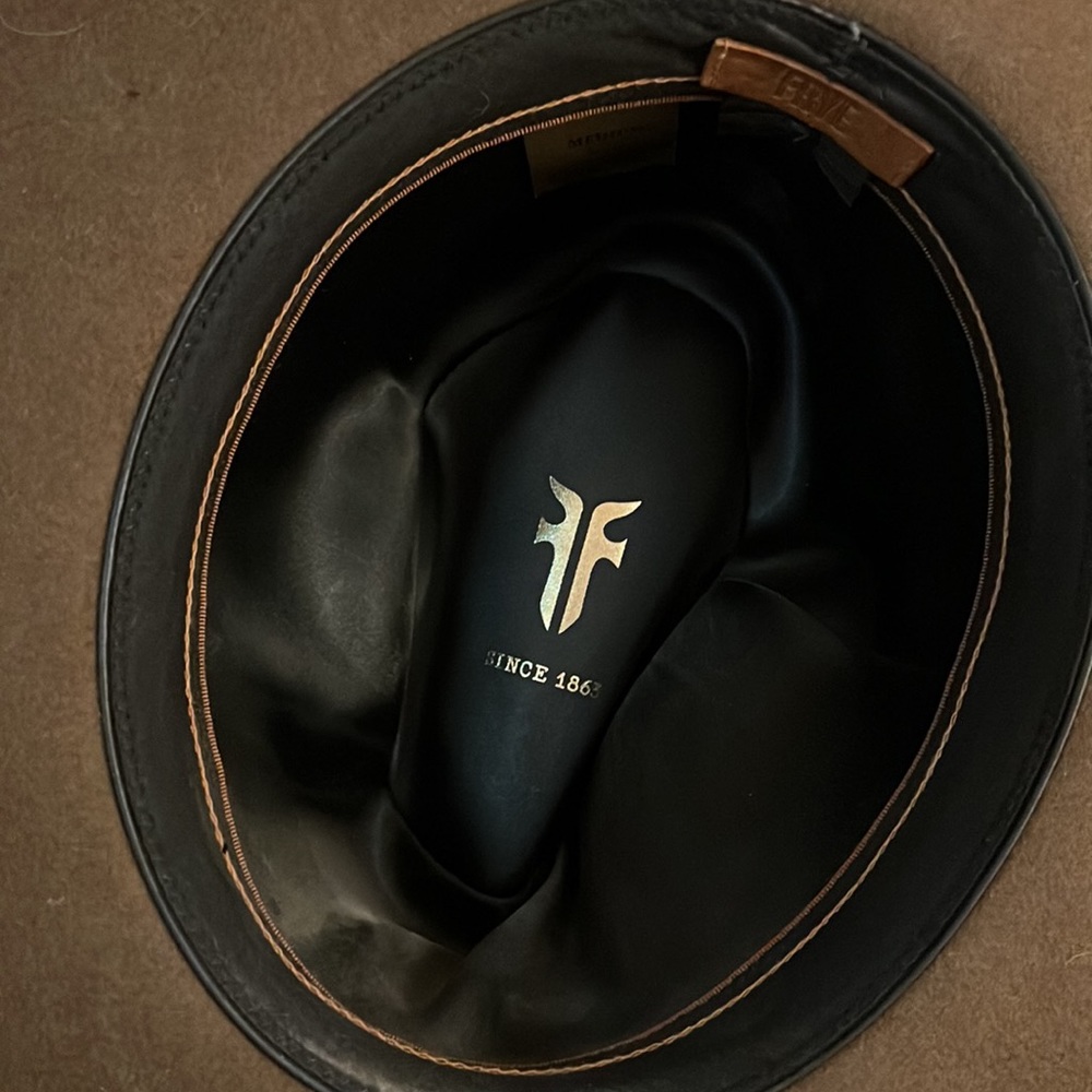 Chocolate Brown Frye Fedora | M - Picture 4 of 6